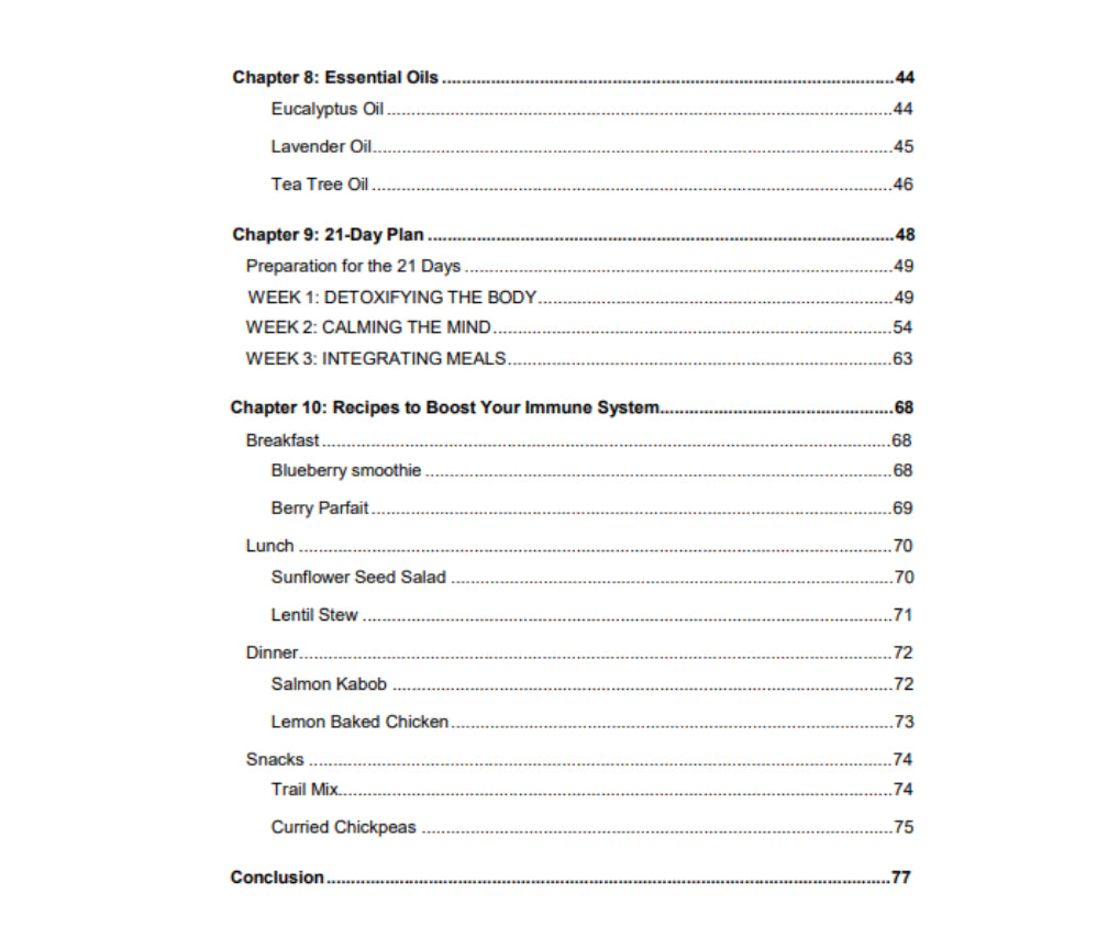 21 Day Plan Super Charge Your Body- A Step by Step Plan to Boost Your Immune System