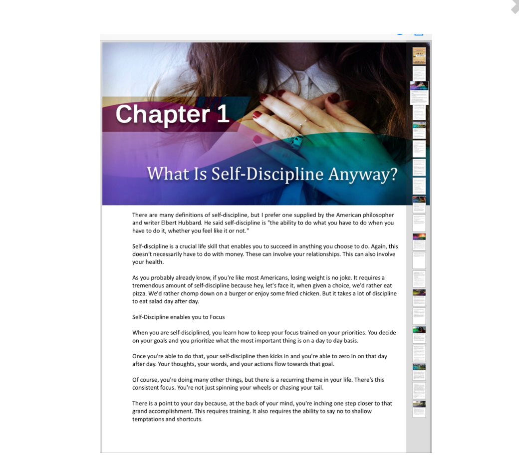 The Art of Self Discipline - Master Any Skill
